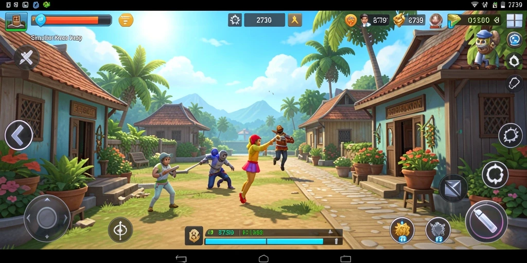 Tampilan gameplay <strong>2739</strong> dengan dunia simulasinya yang memukau.