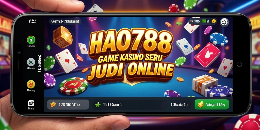 Tampilan gameplay seru di HAO788 dengan berbagai jenis permainan kasino.