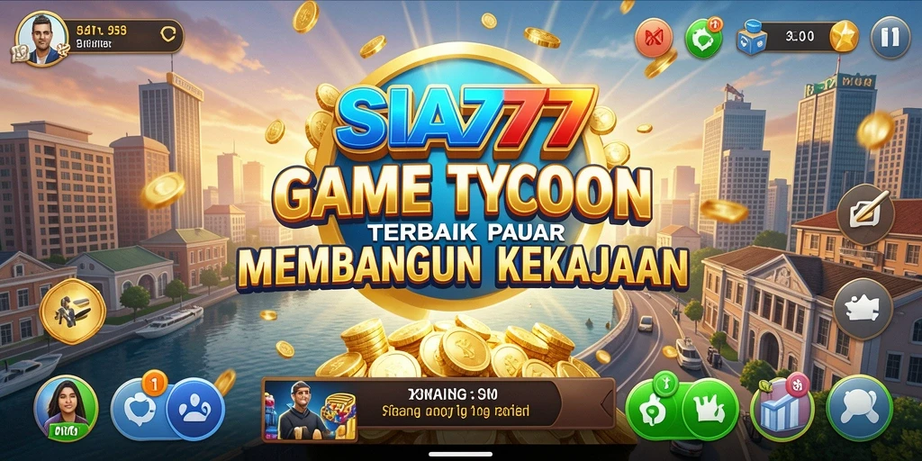 Tangkapan layar menunjukkan gameplay seru SIA777 dalam membangun empire bisnis.