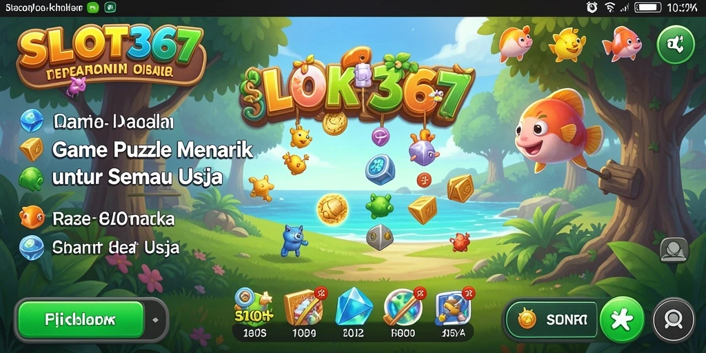 Tampilan gameplay SLOT367 yang menarik dengan tantangan puzzle yang seru.